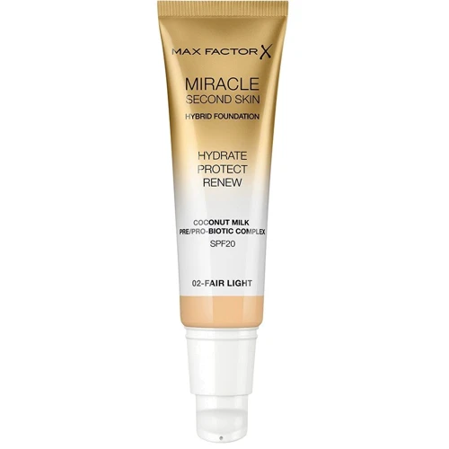 Max Factor Miracle Second Skin №02 Fair Light Тональна основа 30 ml: Вид Тональні засоби
