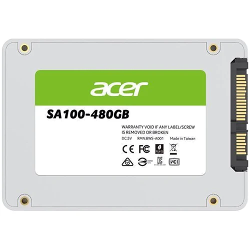 Acer SA100 480 GB (BL.9BWWA.103): Тип накопителя внутренний