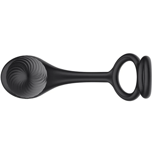 Анальная вибропробка Nexus Tornado Cock and Ball Ring