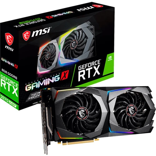 Видеокарта MSI GeForce RTX2070 SUPER 8192Mb GAMING X (RTX 2070 SUPER GAMING X): Объем памяти, Гб 8