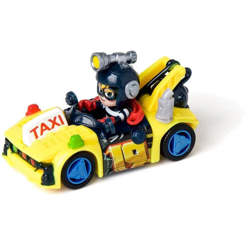 Игровой набор T-Racers - Турбокран (машинка-конструктор, гонщик, аксесс.) (PTRSD014IN11): Производитель T-Racers
