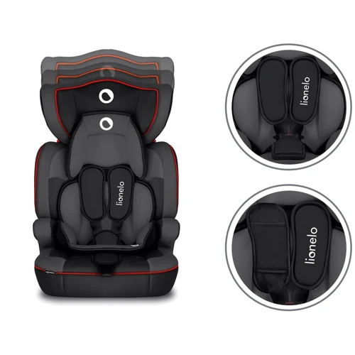Автокрісло Lionelo Levi One (9-36 кг) (sporty black): Вага дитини 9 - 36 кг