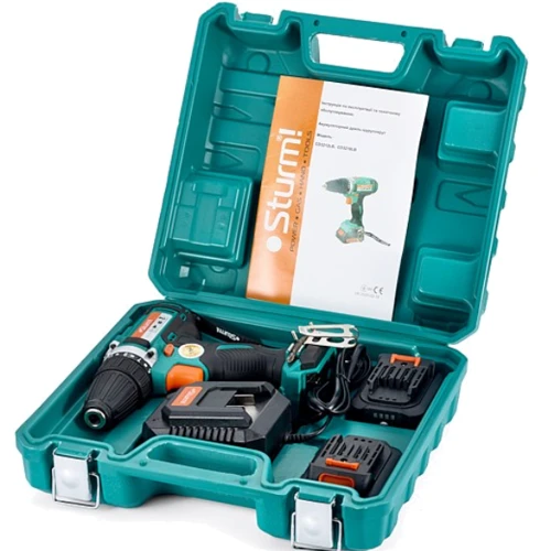 Шуруповерт аккумуляторный Sturmax CDM3212LB: Количество скоростей работы 2