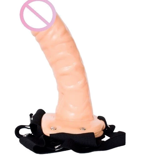 Фаллопротез Fetish Fantasy For Him or Her ​Hollow Strap-On, 15x4.5 см, телесный