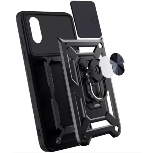 Чехол для телефонов BeCover Military Black for Vivo Y33s / Y21 (708834): Пленка в комплекте нет