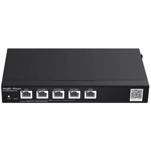 Маршрутизатор Wi-Fi Ruijie Networks RG-EG305GH-P-E: Тип маршрутизатора Wi-Fi роутер