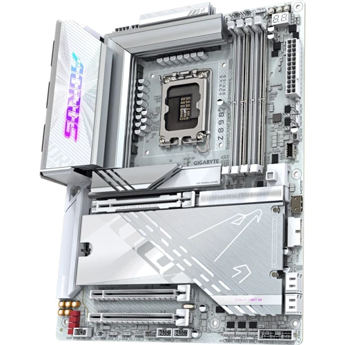 Gigabyte Z890 AORUS PRO ICE: Разъемы на плате SATA 3.0, USB Type-C, USB 3.2 Gen 1, USB 2.0, M.2