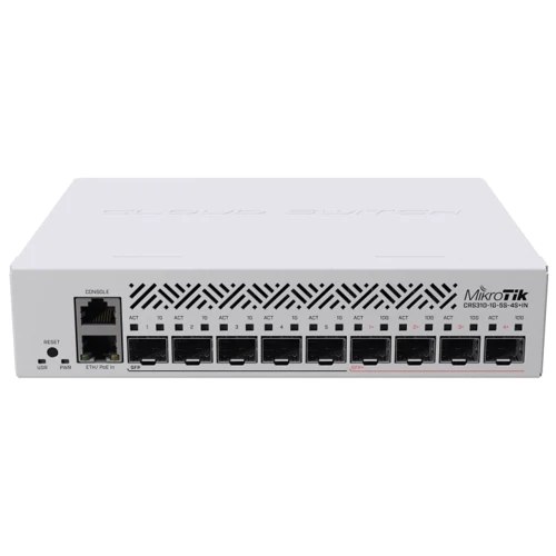Мережевий комутатор MikroTik netFiber9 Cloud Router Switch CRS310-1G-5S-4S+IN