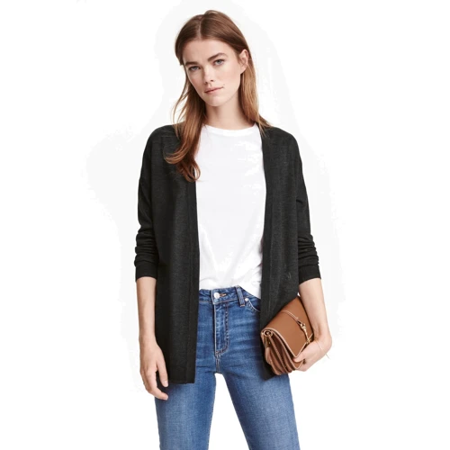 Кардиган H&M 1293934 44 темно-серый