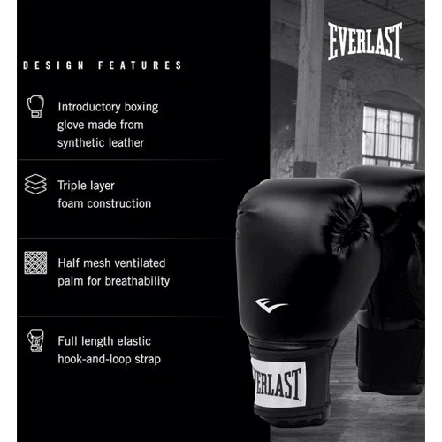 Боксерські рукавички Everlast Prostyle 2 Boxing Glove Уні 8 унцій (P00003072) фото 3