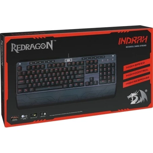 Клавиатура Redragon Indrah USB Black (70449) фото 9