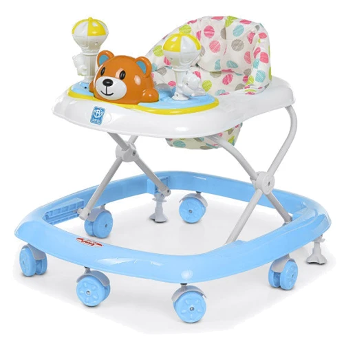 Ходунки детские на колёсах Bambi музыкальные Голубой (M 3656-2 )