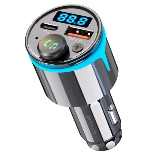 FM-трансмітер Proove FM Launcher Nexus 30W (PD+QC3.0) Type-C+USB black фото 4