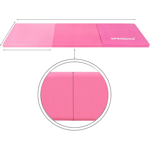 Springos FA0140 Pink 180 x 60 x 5.5 см фото 2