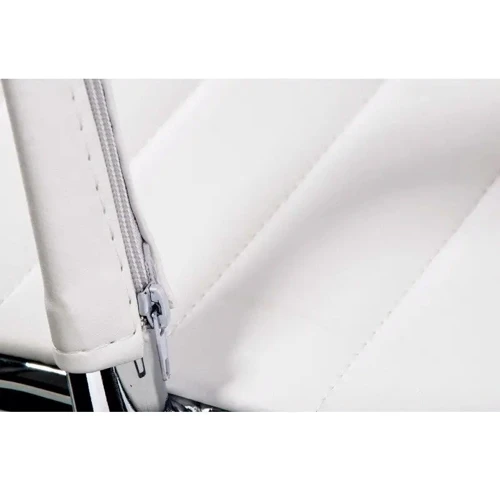 Офісне крісло Special4You Solano office artleather white (E5876): Оснащення Подлокотники, Без колесиков