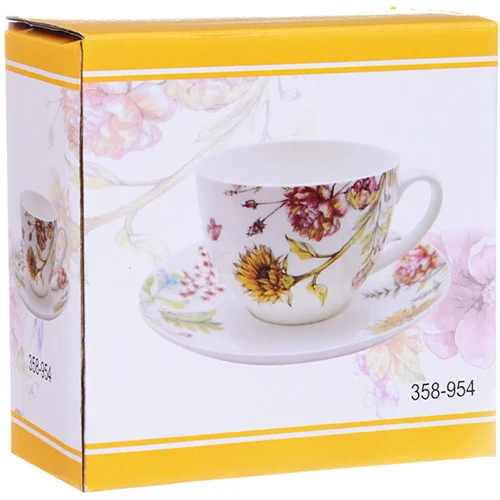 Чашка с блюдцем Lefard для чая 2 пр. (358-954): Тип Чашка с блюдцем