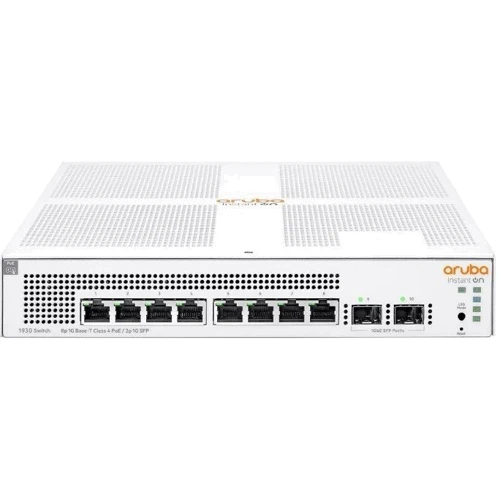 Мережевий комутатор Aruba Instant On 1930 8G Class4 PoE 2SFP 124W Switch (JL681A): Порти комбінований
