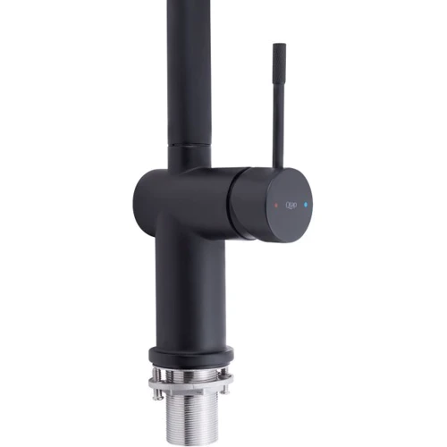 Смеситель для кухни Qtap Scorpio 9050105FB с выдвижным изливом: Термостат Нет