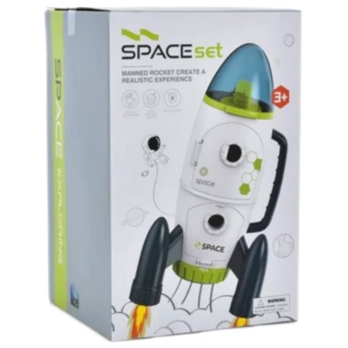 Игровой набор Space Set ракета 43 см, космолет, машина, космонавт 3 шт. (YB1988): Производитель Space Set