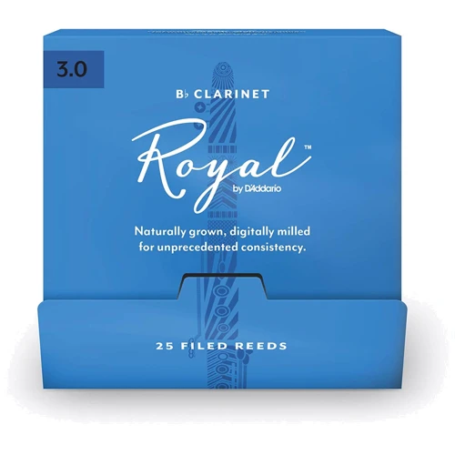 

Трости для кларнета D`ADDARIO RCB0130-B25 Royal by D'Addario - Bb Clarinet #3.0 (1 шт.)