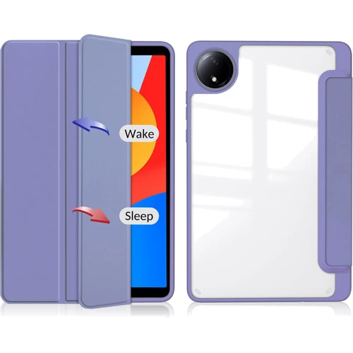 Аксесуар для планшетних ПК BeCover Soft Edge TPU з Pencil Mount Purple для Xiaomi Redmi Pad SE 8.7 (712571)