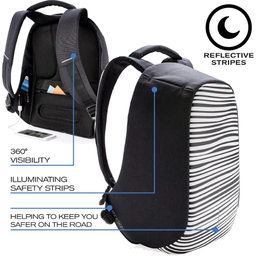 XD Design Bobby Anti-Theft Backpack Zebra (P705.651) for MacBook 13-14" фото 10