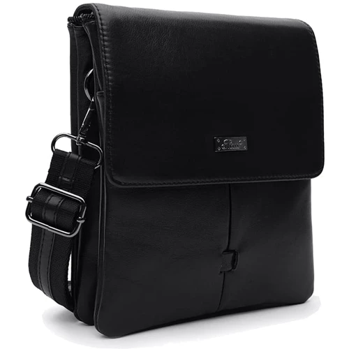 Мужская сумка через плечо Ricco Grande черная (T1tr0021bl-black)