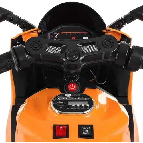 Детский электромотоцикл Bambi Racer Ducati оранжевый (M 4104EL-7): Максимальная скорость, км/ч 5