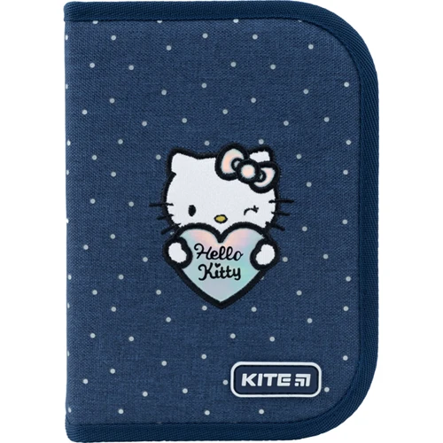 Пенал без наполнения Kite Hello Kitty HK22-621, 1 отделение, 1 отворот