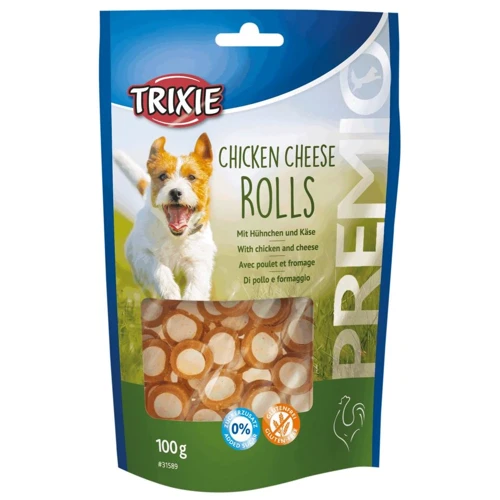 Лакомство Trixie Premio Chicken Cheese Rolls с курицей и сыром 100 г (4011905315898)