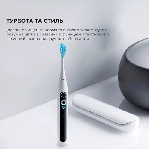 Зубна щітка Oclean X Pro 20 Set Electric Toothbrush White (6970810556971)