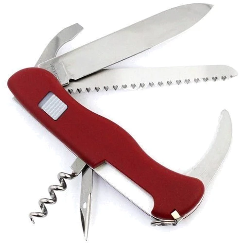 Мультитул Victorinox Hunter 111мм/12предметов/красный нейлон (0.8573): Количество функций 12
