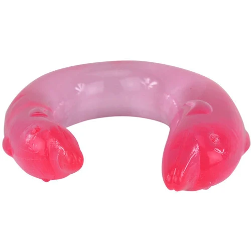 Двухсторонний фаллоимитатор LYBAILE Double Dolphin Pink