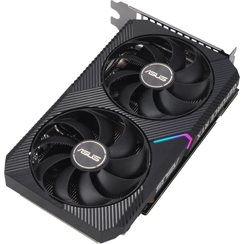 Видеокарта ASUS GeForce RTX 3060 Ti DUAL MINI 8GB LHR (DUAL-RTX3060TI-8G-MINI-V2): Тип памяти GDDR6