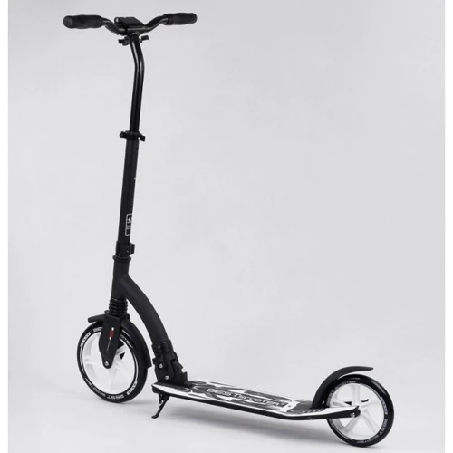 Самокат Best Scooter чорно-білий (75343): Тип коліс литі