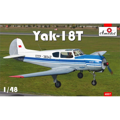 Модель Amodel Учебно-тренировочный самолет Як-18Т (AMO4807)