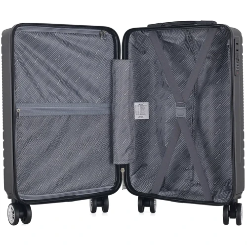 Чемодан Semi Line 20" (S) Black (T5789-1): Тип ручки Телескопическая ручка, Короткая ручка