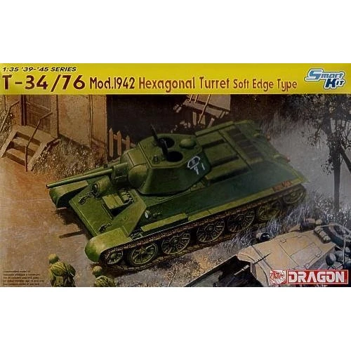 Танк Dragon Т-34/76 Hexagonal Turret mod. 1942