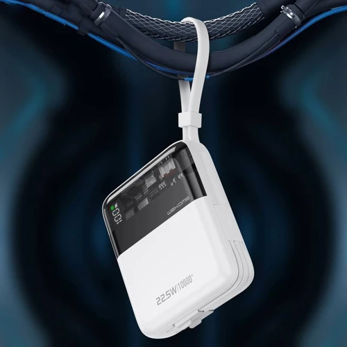 Зовнішній акумулятор WK Wekome Power Bank 10000mAh Super Charging PD20W+22.5W White+Clear (WP-309): Кількість USB 4