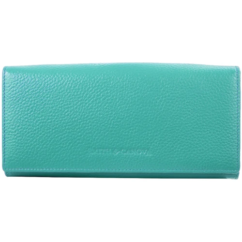 Женский кошелек Smith&Canova бирюзовый (FUL-28609-peacock)