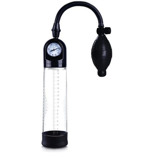 Вакуумная помпа Men Powerup Passion Pump с манометром и ручной «грушей»