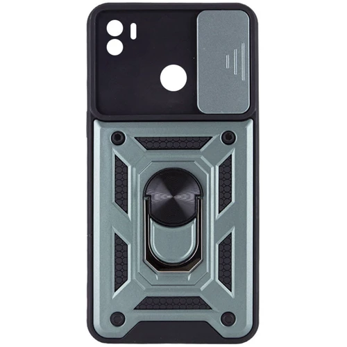 Чехол для телефонов Mobile Case Camshield Serge Ring Green for Xiaomi Redmi A1+ / Poco C50: Материал TPU (термополиуретан) и поликарбонат