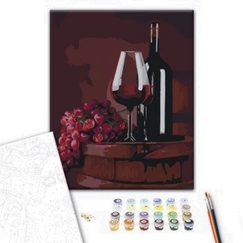 Картина по номерам Brushme Бокал красного ©Valentyna Ivanova 40х50 см (BS53488): Производитель Brushme