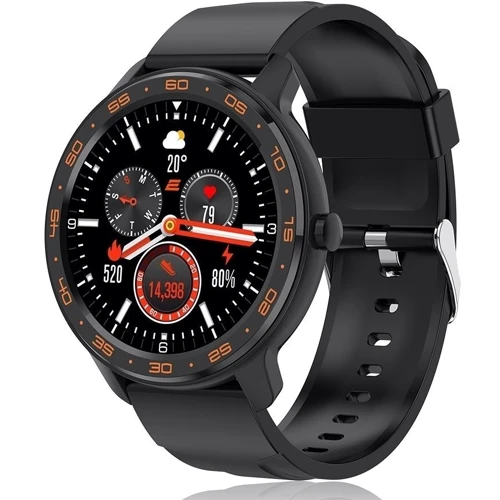 Смарт-часы 2E Alpha X 46 mm Black-Orange