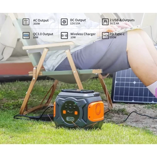 Зарядна станція FlashFish 80000mAh 320W with Wireless Charger (А301): Вага, кг 3.25