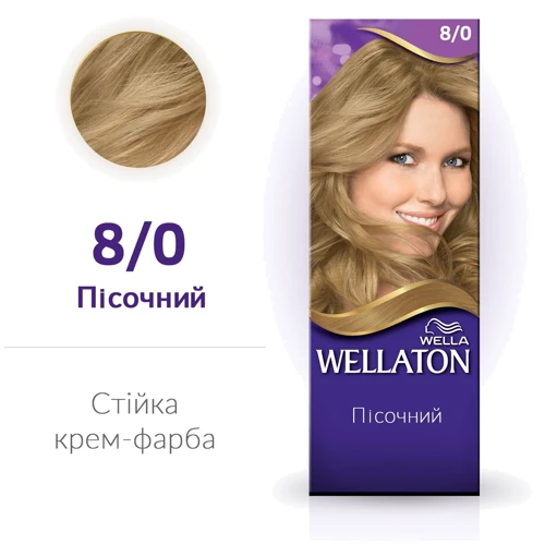 WELLATON Краска для волос 8/0 Песочный 110 ml фото 6