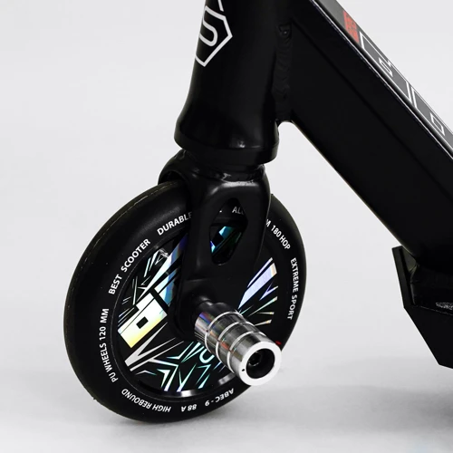 Самокат трюковий Best Scooter Hop Pro Black (115636): Конструкція рами цільна