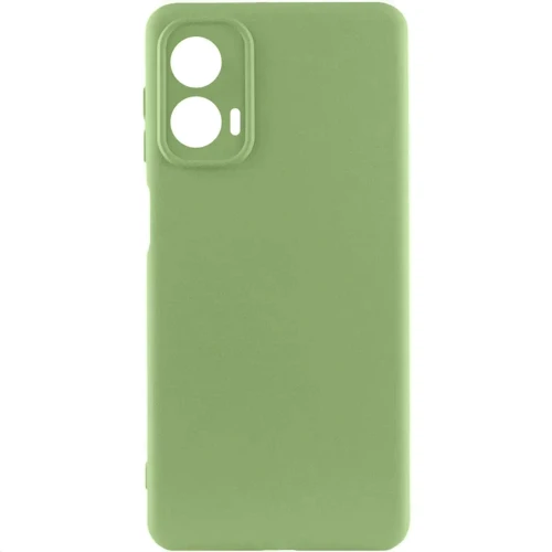 Чехол для телефонов TPU Case Getman Liquid Silk Full Camera Pistachio for Motorola G24