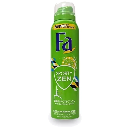 Fa Sporty Zen 150 ml Антиперспирант-спрей Аромат лайма и бамбука