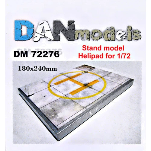 Подставка для моделей DAN models Тема: Бетонка. Cтоянка вертолета (180x240 мм)